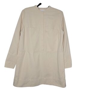 Tuckernuck Pomander Place Womens Cream Twill Denim Wellington Dress Medium